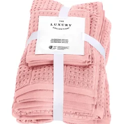 Quick Dry 100% Cotton Bath Towels, 6 Piece Set