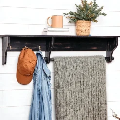 Quilt Rack with Hooks