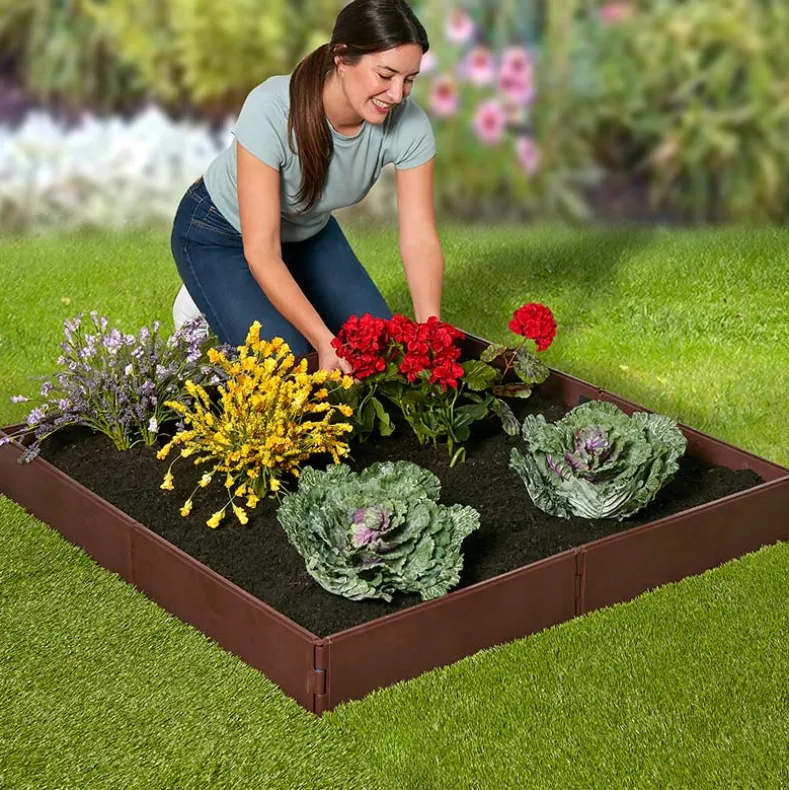 Raised Garden Bed With 8 Adjustable Panels