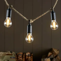 Rechargeable USB 3 Mode Hanging Bulb Lights - Set of 3