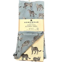 Recycled Poly Cotton Kitchen Towels Set of 3