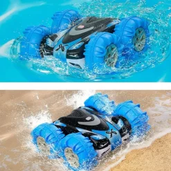 Remote Control 360° Aquacross Car - Rechargeable Land and Water Adventure