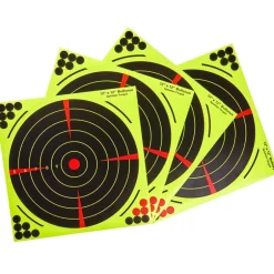 Reusable Bullseye Splatter Targets Hunting Set of 24