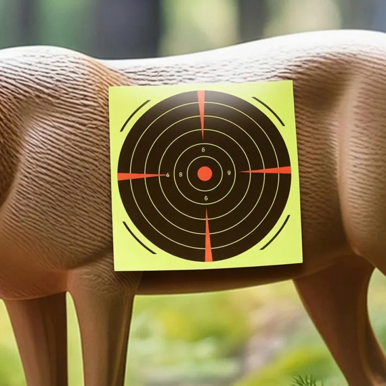Reusable Bullseye Splatter Targets Hunting Set of 24