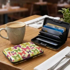 RFID Card Holder Aluminum Butterfly