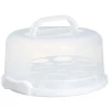Round Cake or Cupcake Carrier with Travel Lid