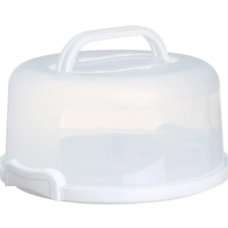 Round Cake or Cupcake Carrier with Travel Lid