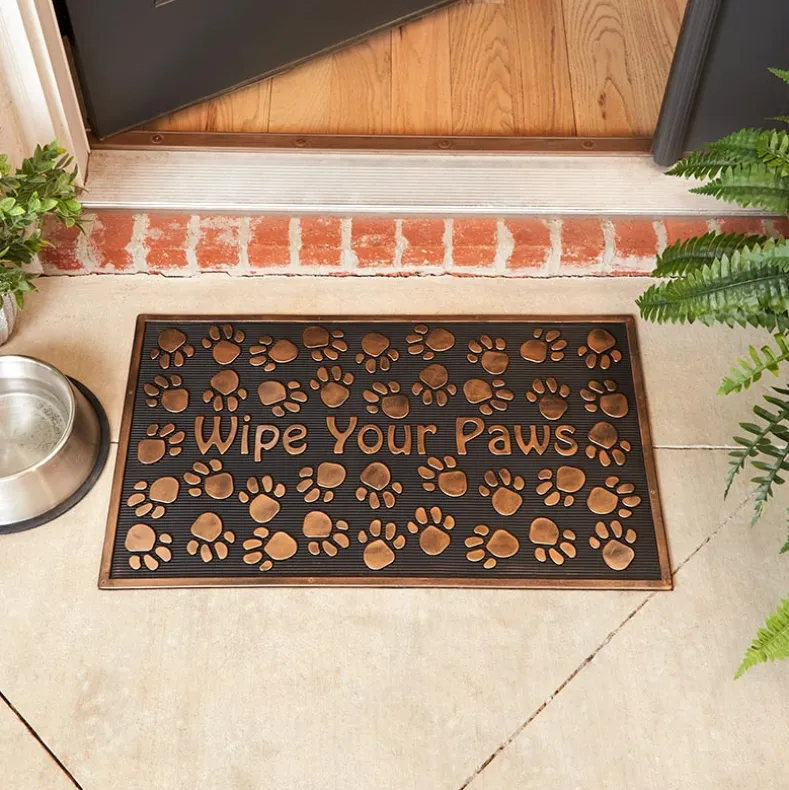 Rubber Stair Treads Set of 2 or Doormat, Wipe Your Paws