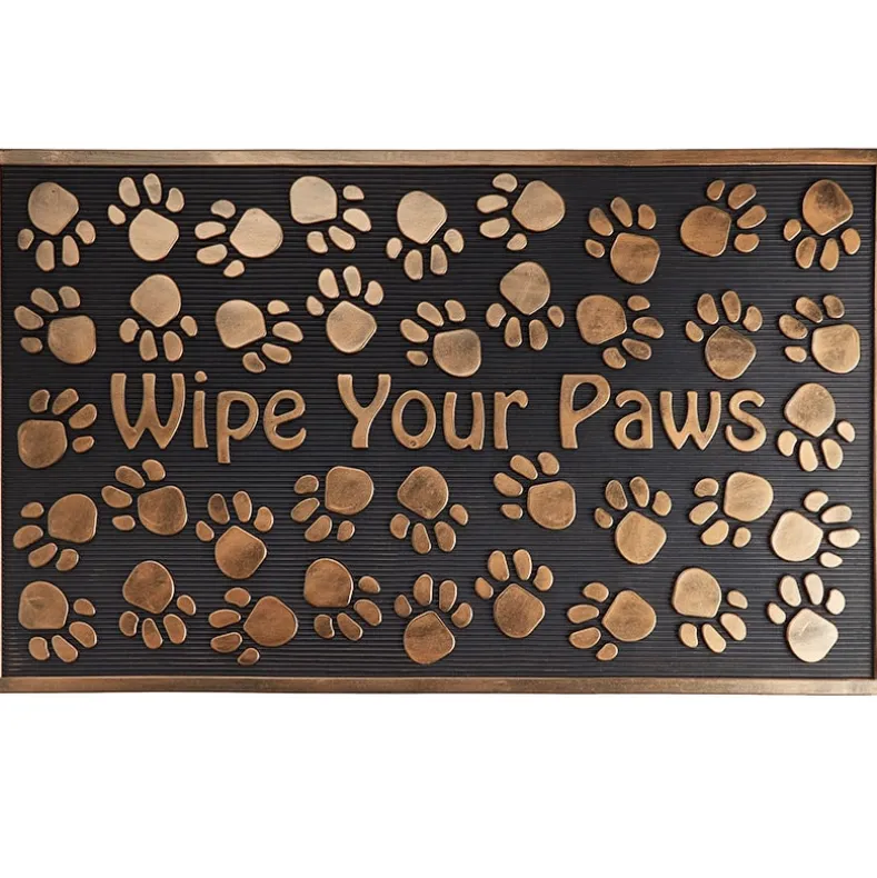 Rubber Stair Treads Set of 2 or Doormat, Wipe Your Paws