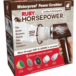 Ruby® Horsepower™ Handheld Cordless Rechargeable Power Scrubber