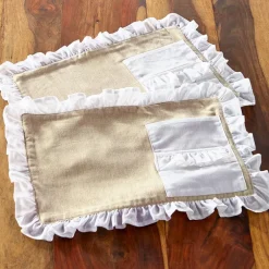 Ruffled Table Runner or Placemats