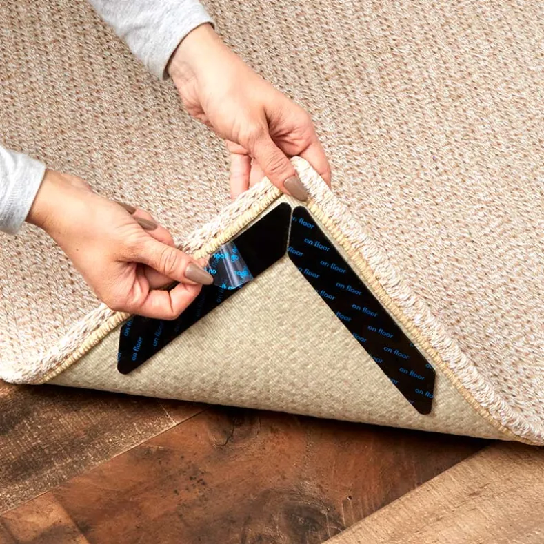 Rug Grippers 10-Pc. Set-No Sticky Residue, Reusable, and Premium Adhesive