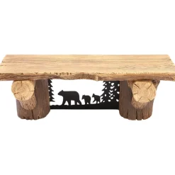 Rustic Lodge Style Floating Wall Shelf 15