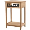 Rustic Lodge Style Side Table