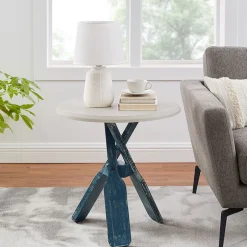 Rustic Nautical Side Table