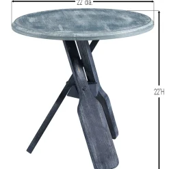 Rustic Nautical Side Table