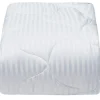 Satin Stripe 200TC Mattress Topper
