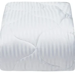 Satin Stripe 200TC Mattress Topper