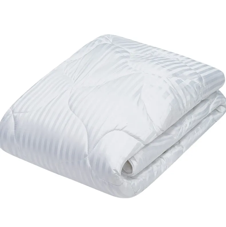Satin Stripe 200TC Mattress Topper