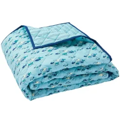 School of Fish Reversible Full/Queen or King Quilt or Sham