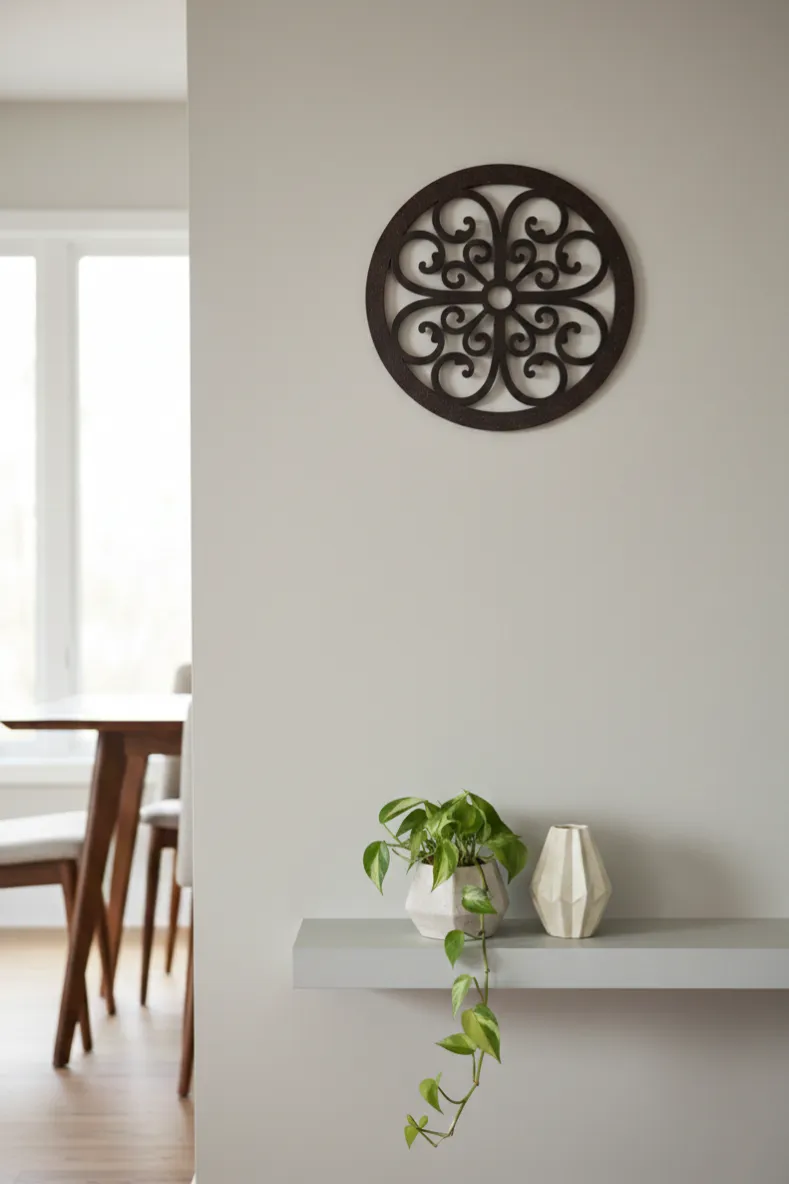 Scrolled Wall Medallion