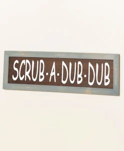 Scrub-a-Dub-Dub Sign