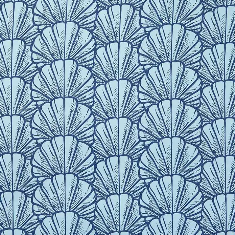 Seashell Shower Curtain or Shower Hooks Set of 12