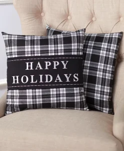 Seasonal Accent Happy Holidays Pillow