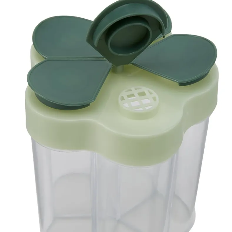 Seasoning Container with 5 Separate Compartments