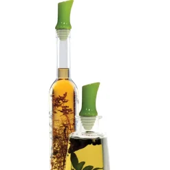 Self-Closing Slow Pour Spout Top for Oil or Wine Bottles
