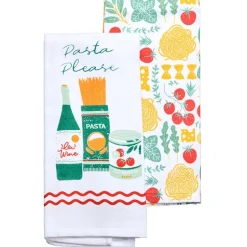 Set of 2 Cotton Kitchen Towels