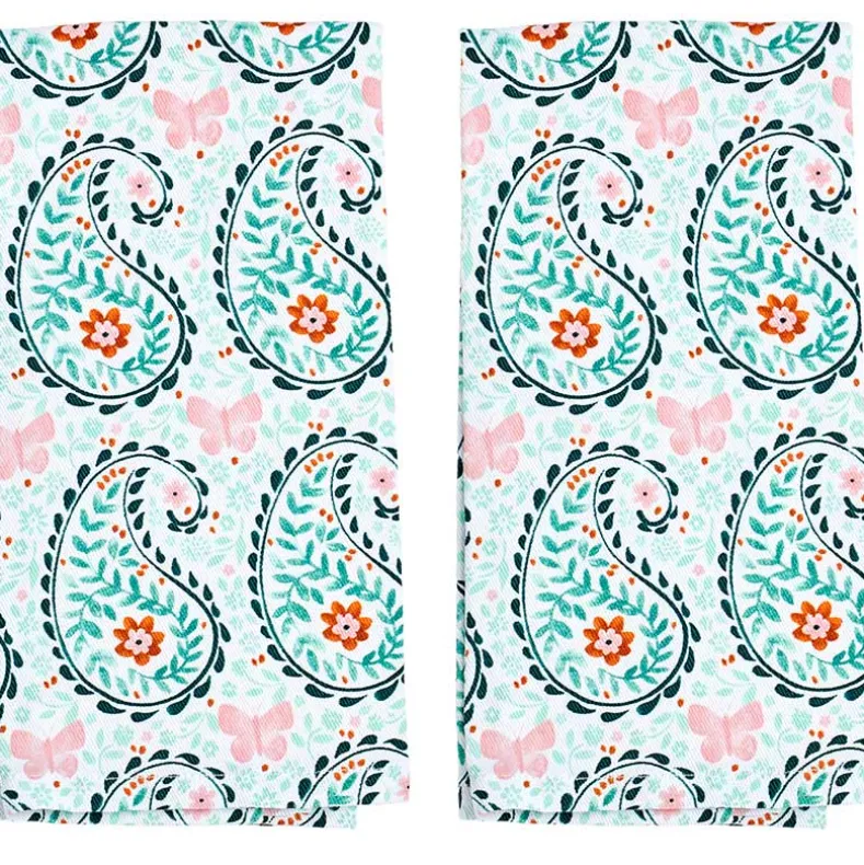 Set of 2 Dolly Parton Paisley Kitchen Towels