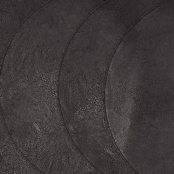 Set of 4 Faux Leather Round Placemats