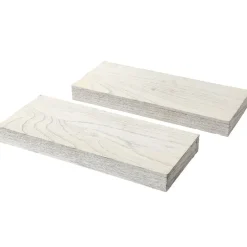 Set of 2 Floating Wall Shelves