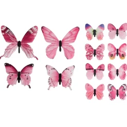 Set of 24 Glow-in-the-Dark Butterflies-Magical Wall Decorations