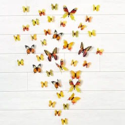 Set of 24 Glow-in-the-Dark Butterflies-Magical Wall Decorations