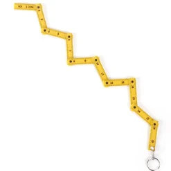 Set of 2 Mini Fold-Up Keychain Rulers