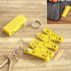 Set of 2 Mini Fold-Up Keychain Rulers