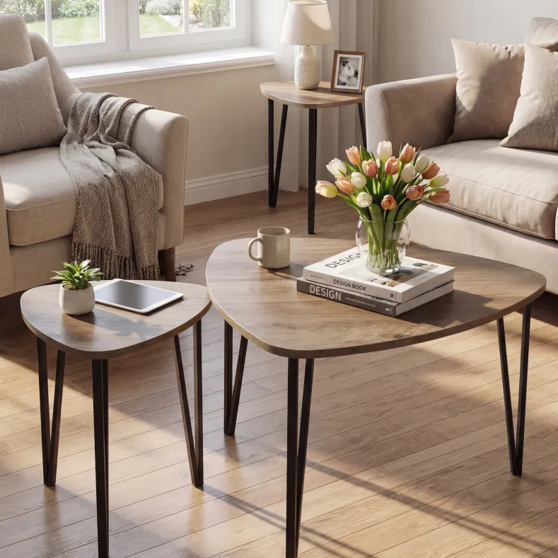 Set of 3 Nesting Coffee End Tables