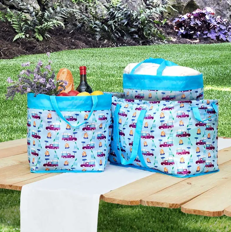 Set of 3 Storage Bins – Americana or Glamping