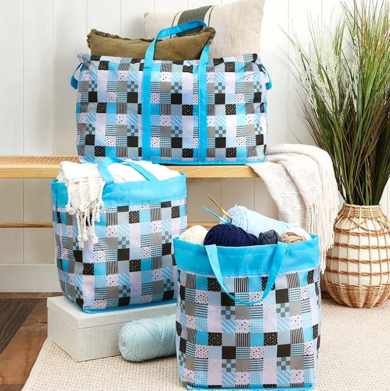 Set of 3 Storage Bins – Americana or Glamping