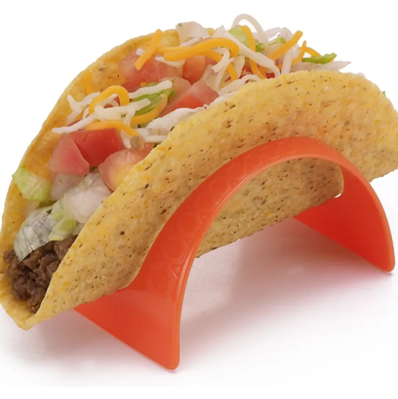 Set of 4 Taco Stands for Soft- and Hard-Shell Tacos
