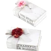 Set of 2 Vintage Book Decor Accents