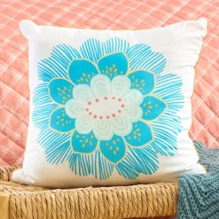 Shana Spring Floral Decorative Pillow