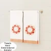 Shana Spring Floral Embroidered Hand Towels, Set of 2