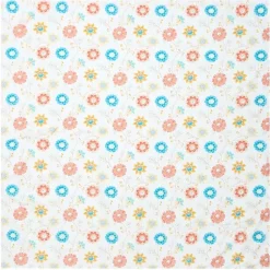 Shana Spring Floral Shower Curtain with Buttonholes