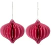 Shaped Paper Ornaments Set of 2