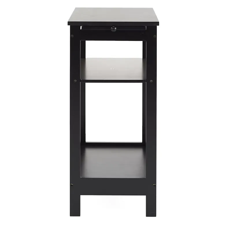 Side Table with Extension Shelf