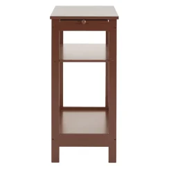Side Table with Extension Shelf