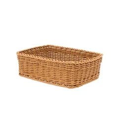 Sienna Shallow Woven Baskets